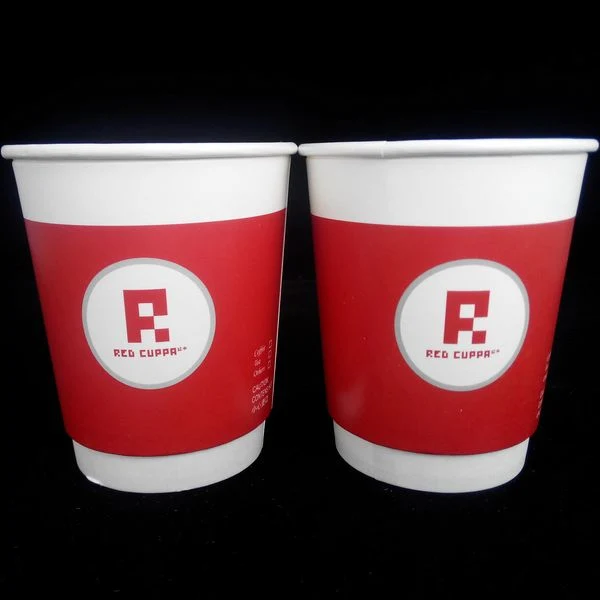 Custom Print Logo Design Print Eco Friendly Disposable Kraft Corrugated Cardboard Cold Drink Hot Coffee Paper Cup Sleeve Holder
