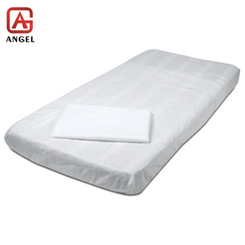 Hygiene Elastic Fitted Bedsheet Disposable Non-Woven Bedspread with Elastic Bedsheet