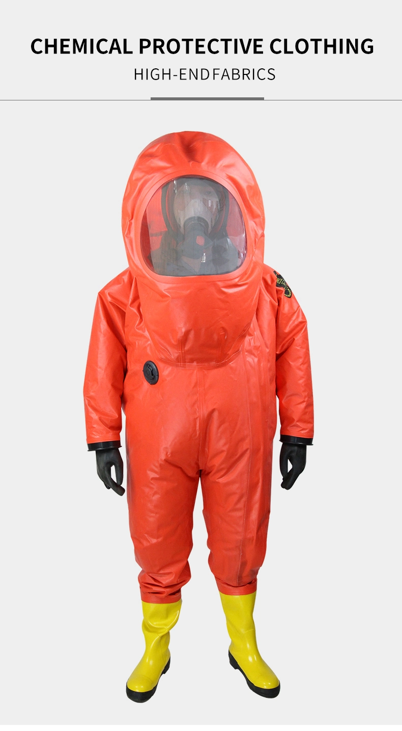 Heavy Fire Retardant Coverall Safety Chemical Protective Clothing