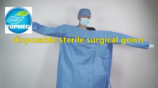 Einweg-OP-Kittel SMS SMMS steriles Krankenhaus-Operationskleid